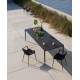 grande  TABLE: CERAMIQUE, bois, verre durable