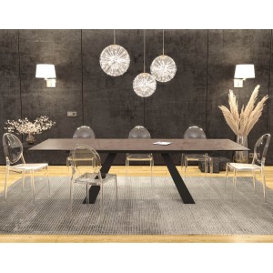 Grande Table en céramique avec allonges INDOOR 