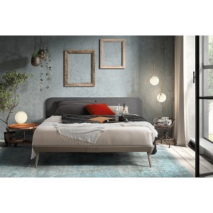 LIT BOXSPRING, en BOIS, lit CUIR..de qualité, literie durable et saine ! !