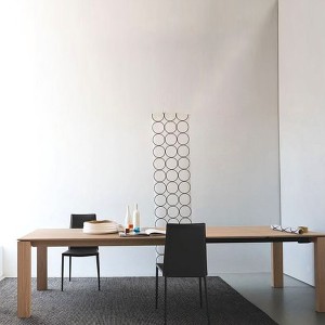 table rectangulaire avec allonge