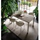 table rectangulaire avec allonge