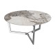 table d'appoint en marbre ronde