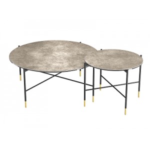 table d'appoint en marbre ronde